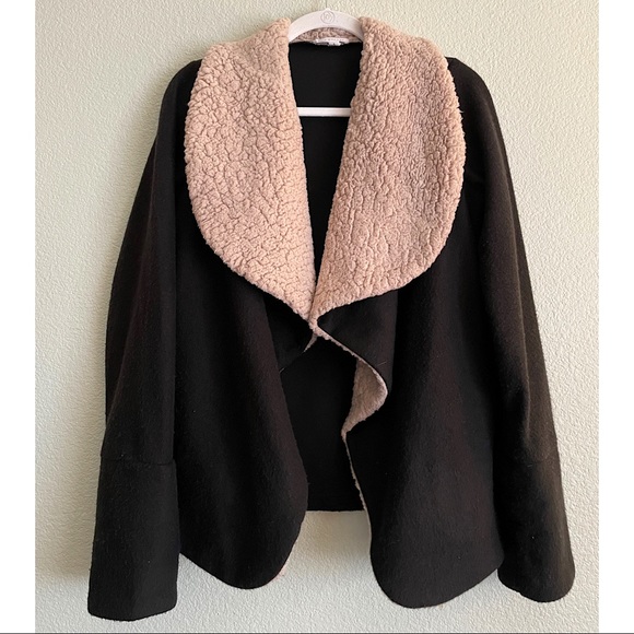 Blu Pepper Faux Shearling Lined Jacket, Size Small - Picture 5 of 5